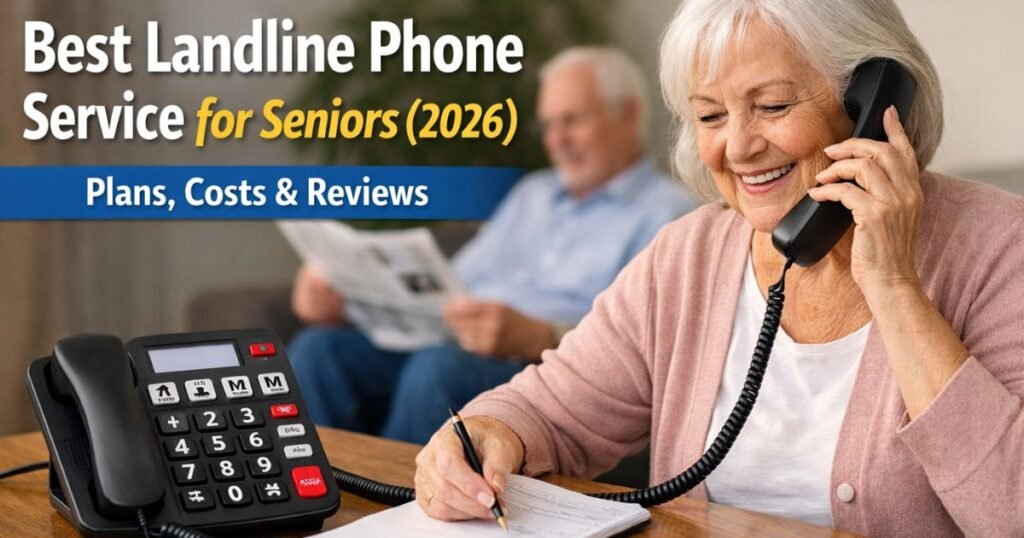 Best Landline Phone Service for Seniors (2026) | Plans, Costs & Reviews