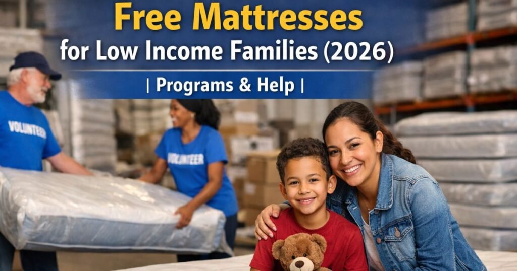 Free Mattresses for Low Income Families (2026) | Programs & Help